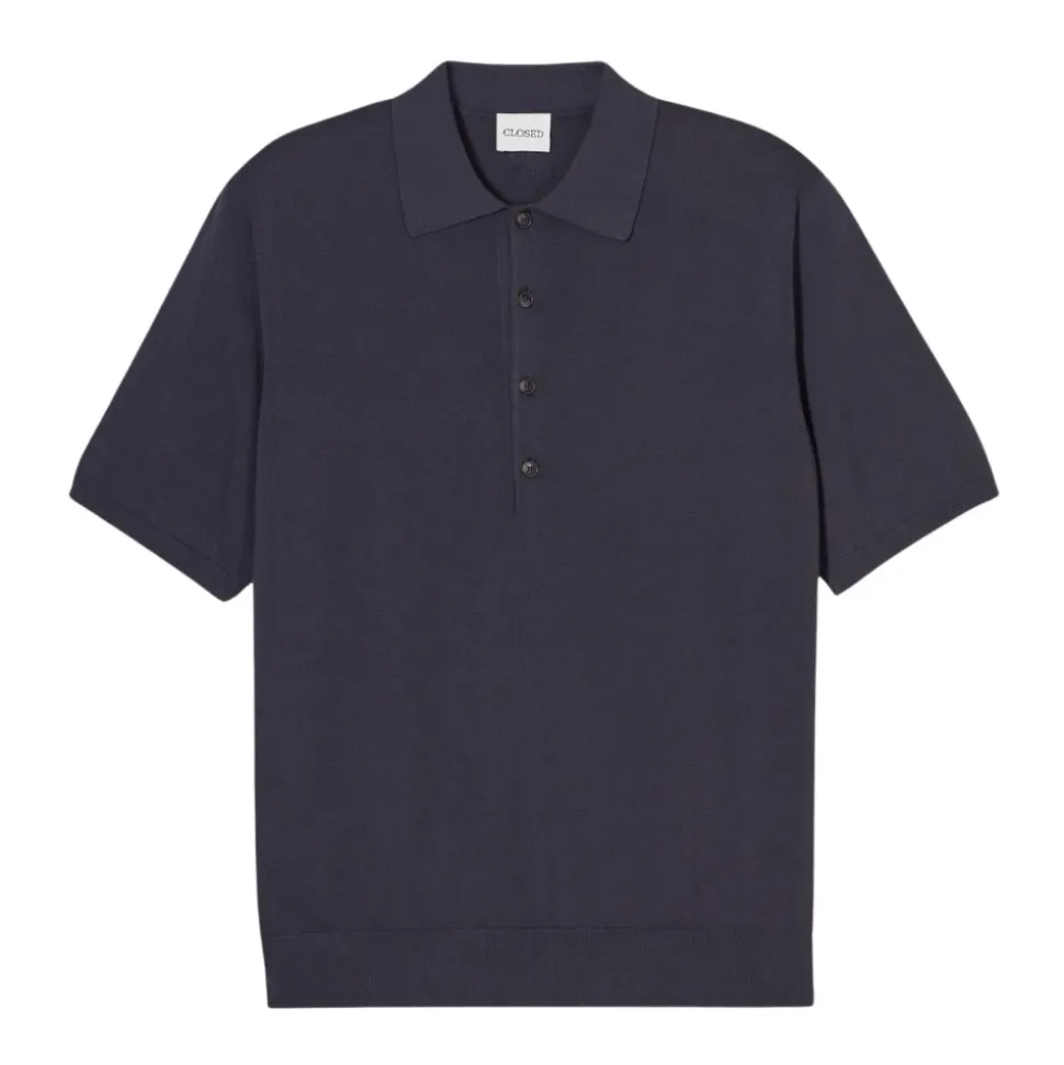 Polo mit gesticktem Logo