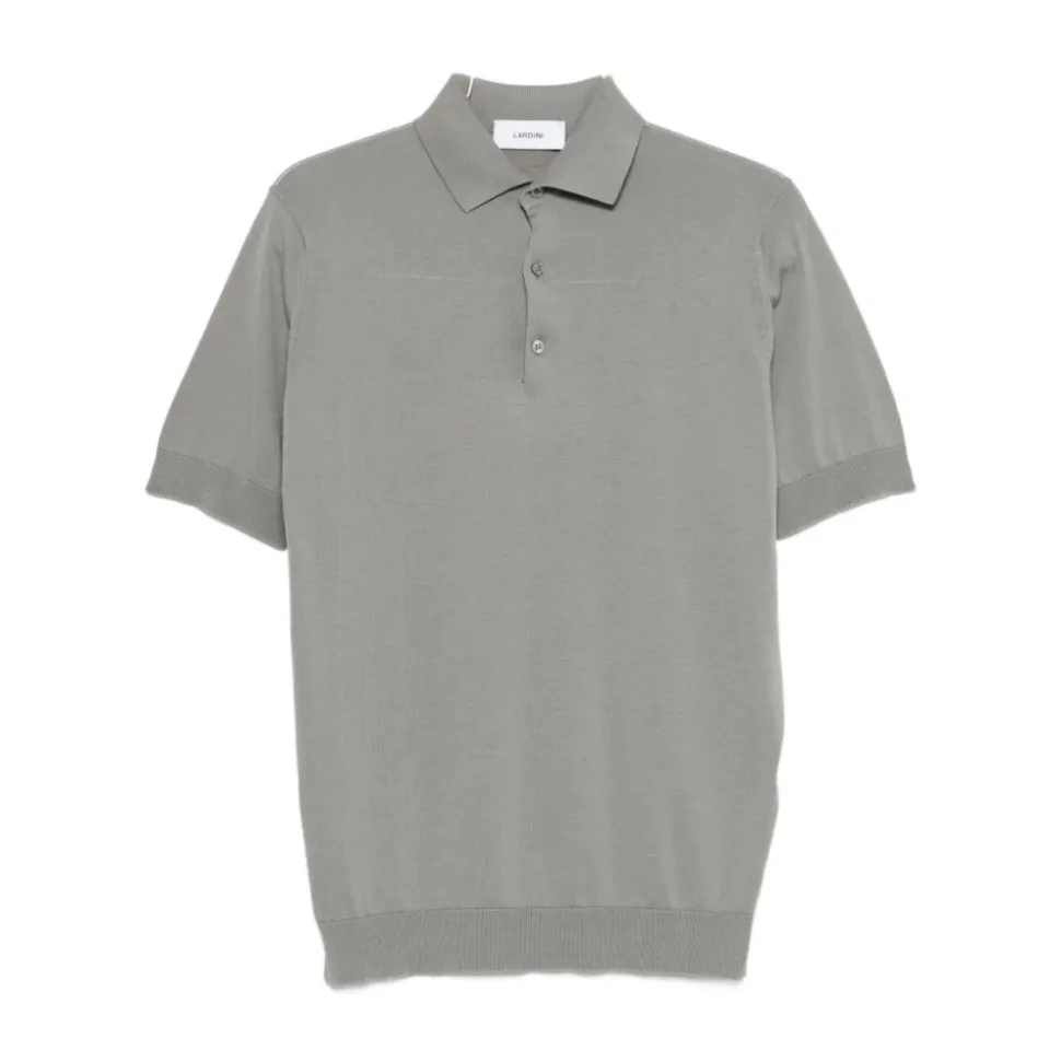 Polo-Shirt aus Strick mit Knöpfen