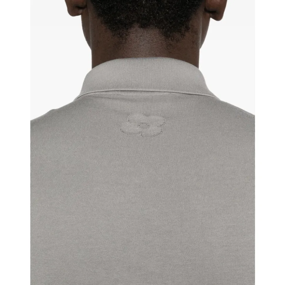 Polo-Shirt aus Strick mit Knöpfen