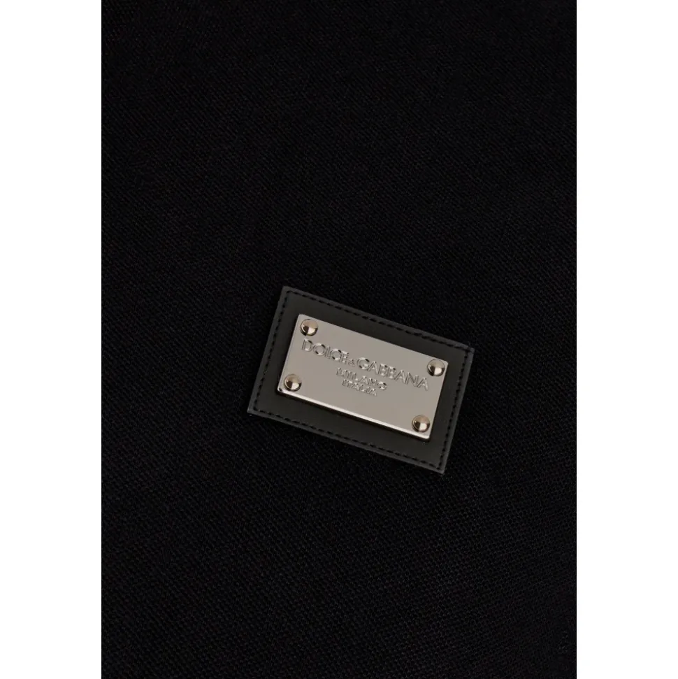 Polo-Shirt mit Markenetikett