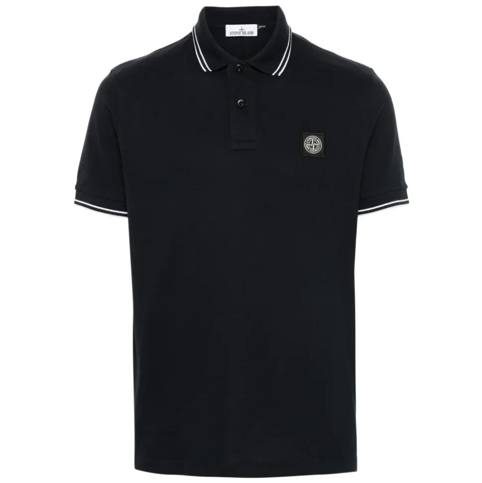 Polo-Shirt mit Streifendetails