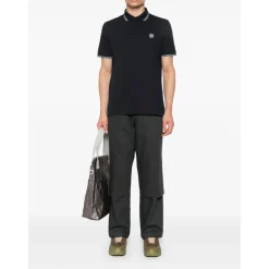 Polo-Shirt mit Streifendetails