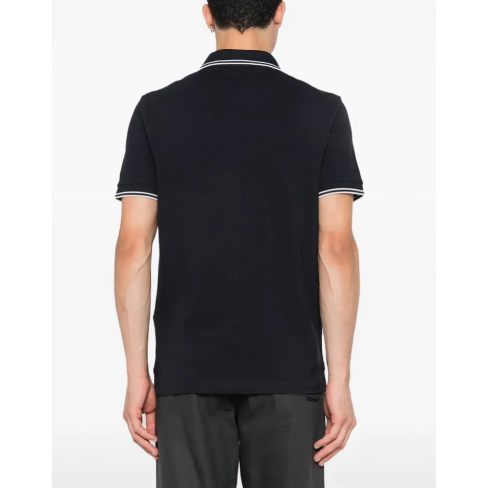 Polo-Shirt mit Streifendetails
