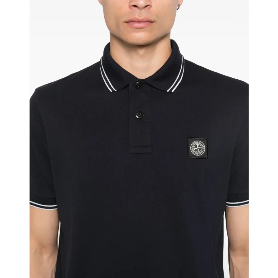 Polo-Shirt mit Streifendetails