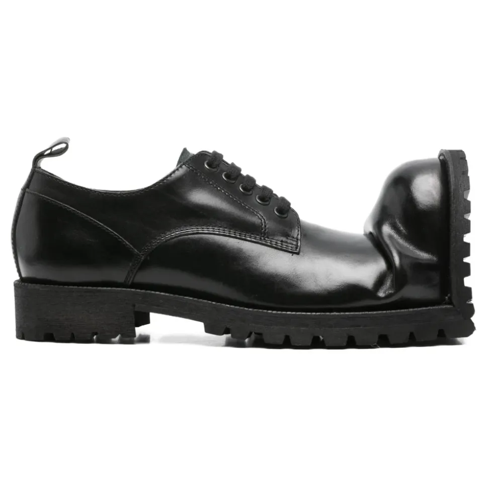 PP-K102 Asymmetric Lace-Up Shoes