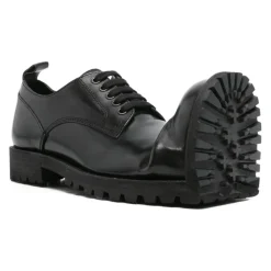 PP-K102 Asymmetric Lace-Up Shoes