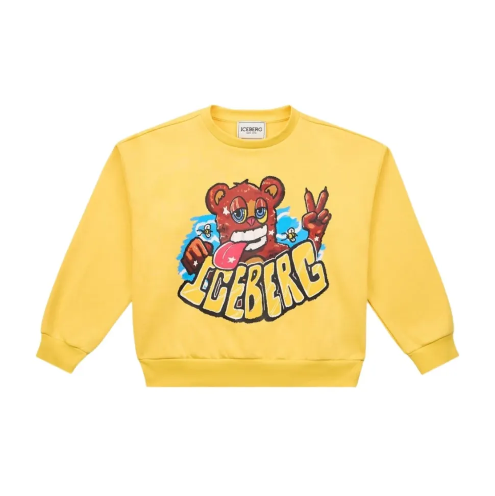 Printed Crewneck Sweatshirt