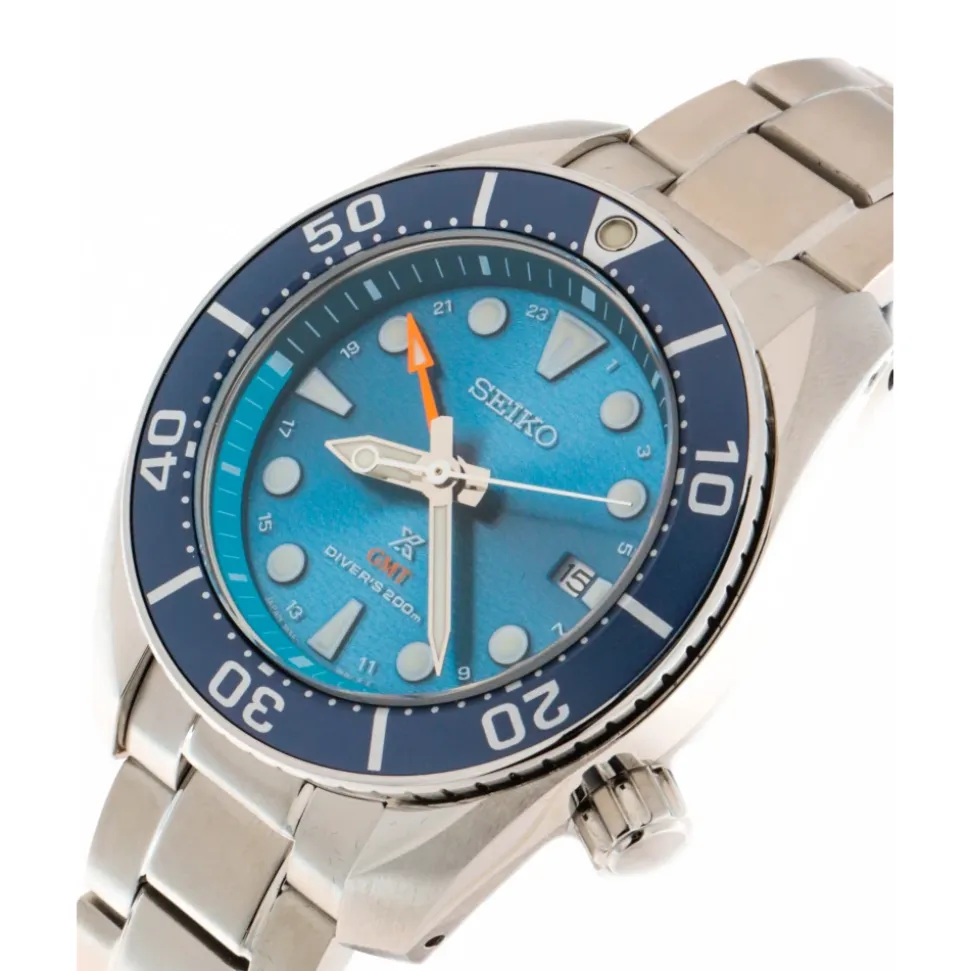 ProspexSea Damen Quarzuhr Blaues Zifferblatt
