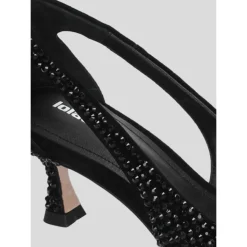 Pumps mit Cutout und Strass