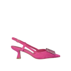 Quadratische Brosche Absatzschuhe
