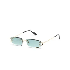 Randlose Rechteckige Sonnenbrille