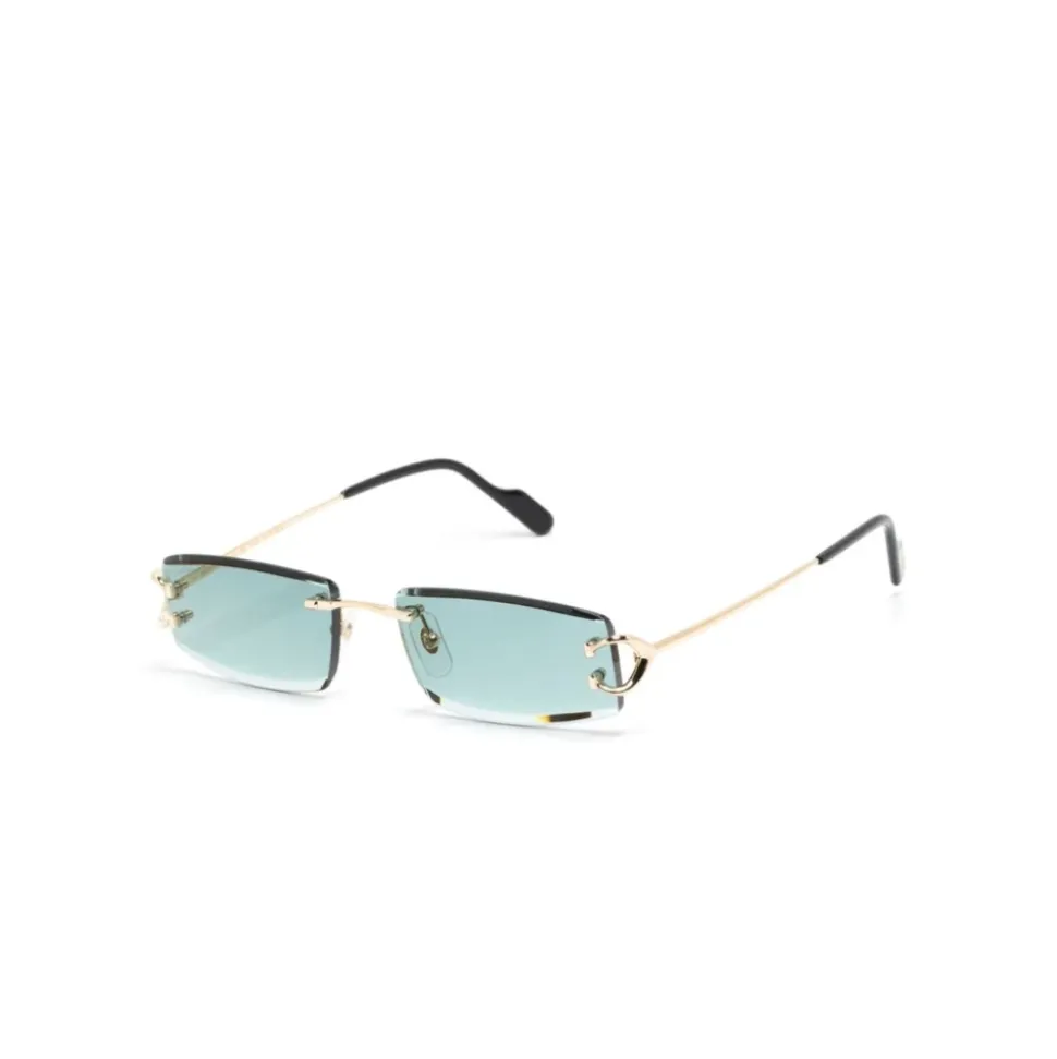 Randlose Rechteckige Sonnenbrille