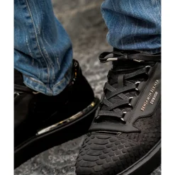 Raphael Python Cut-Matt Sneaker
