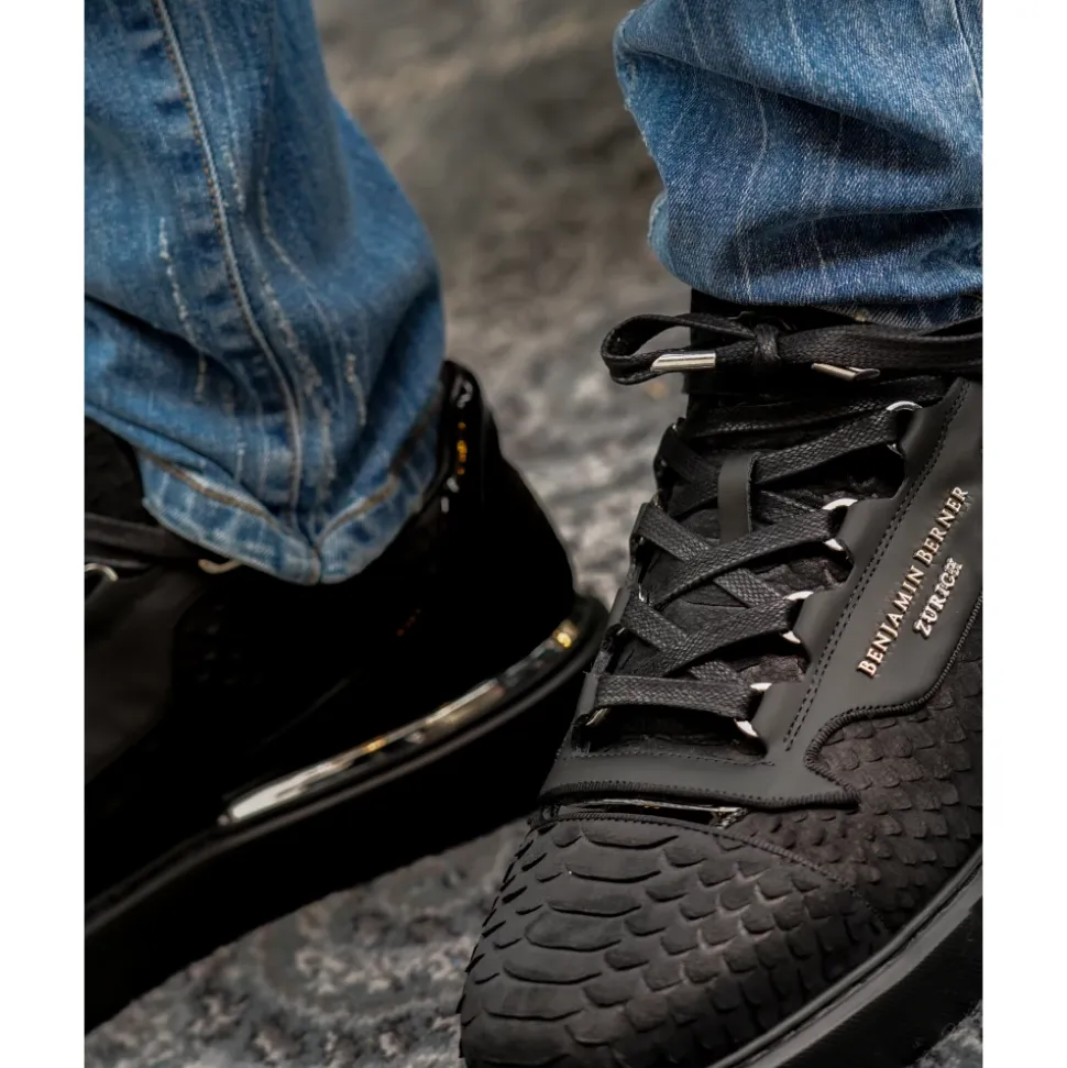 Raphael Python Cut-Matt Sneaker