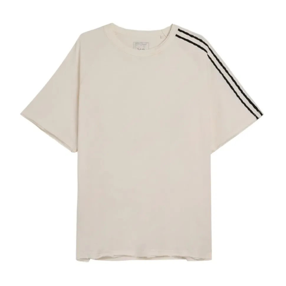 Raw Edge 3 Stripes Short Sleeve Tee