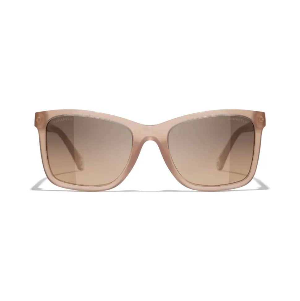 Rechteckige Sonnenbrille