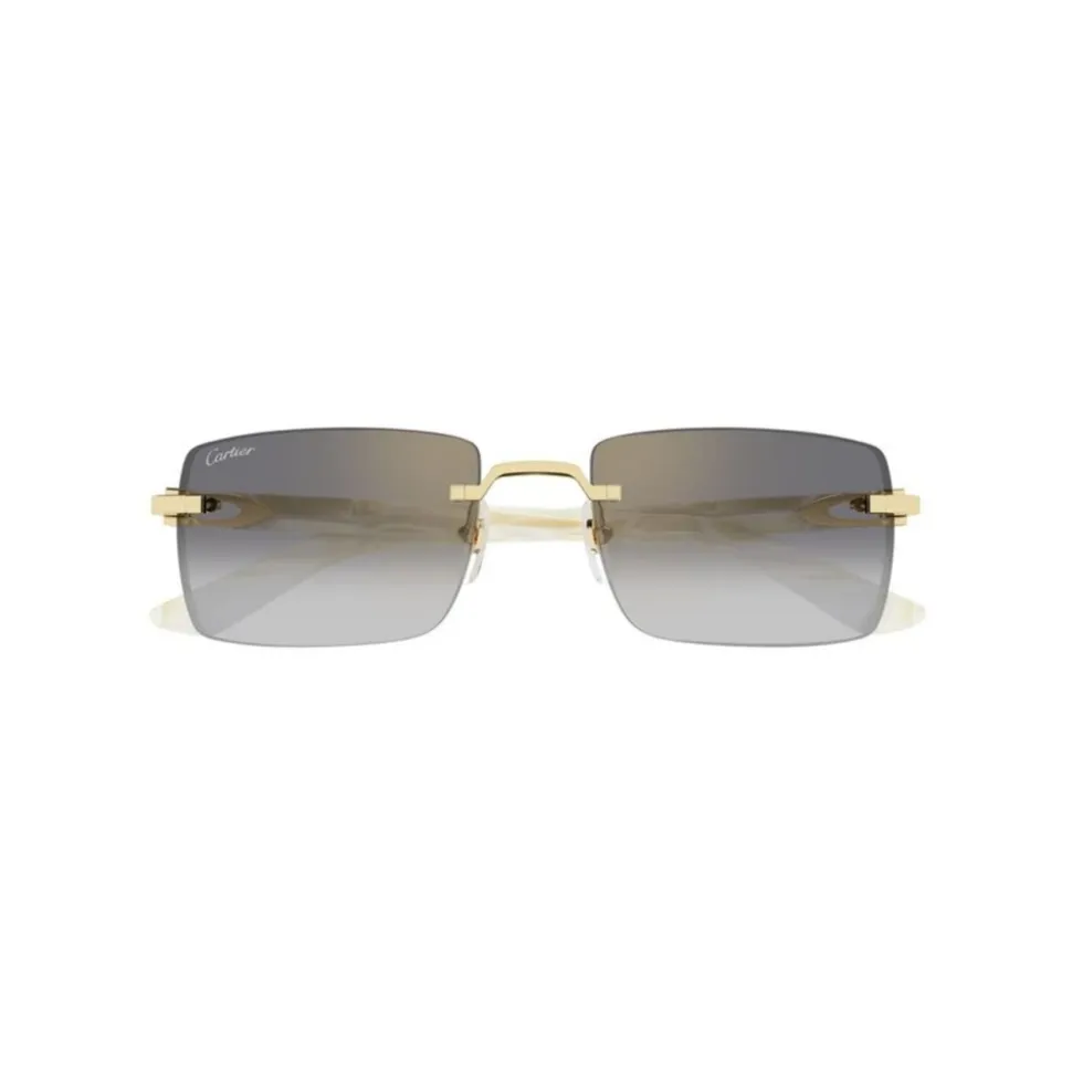 Rechteckige Sonnenbrille