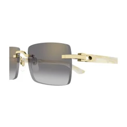 Rechteckige Sonnenbrille