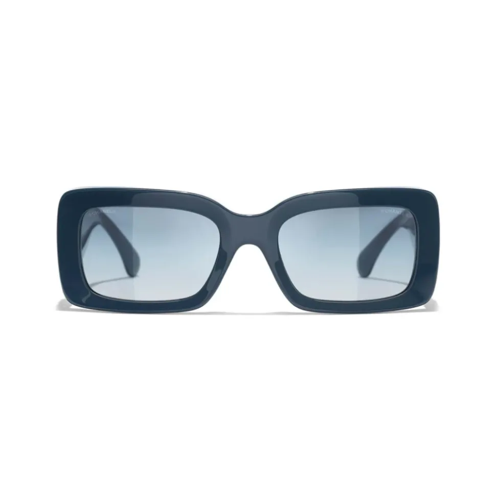 Rechteckige Sonnenbrille