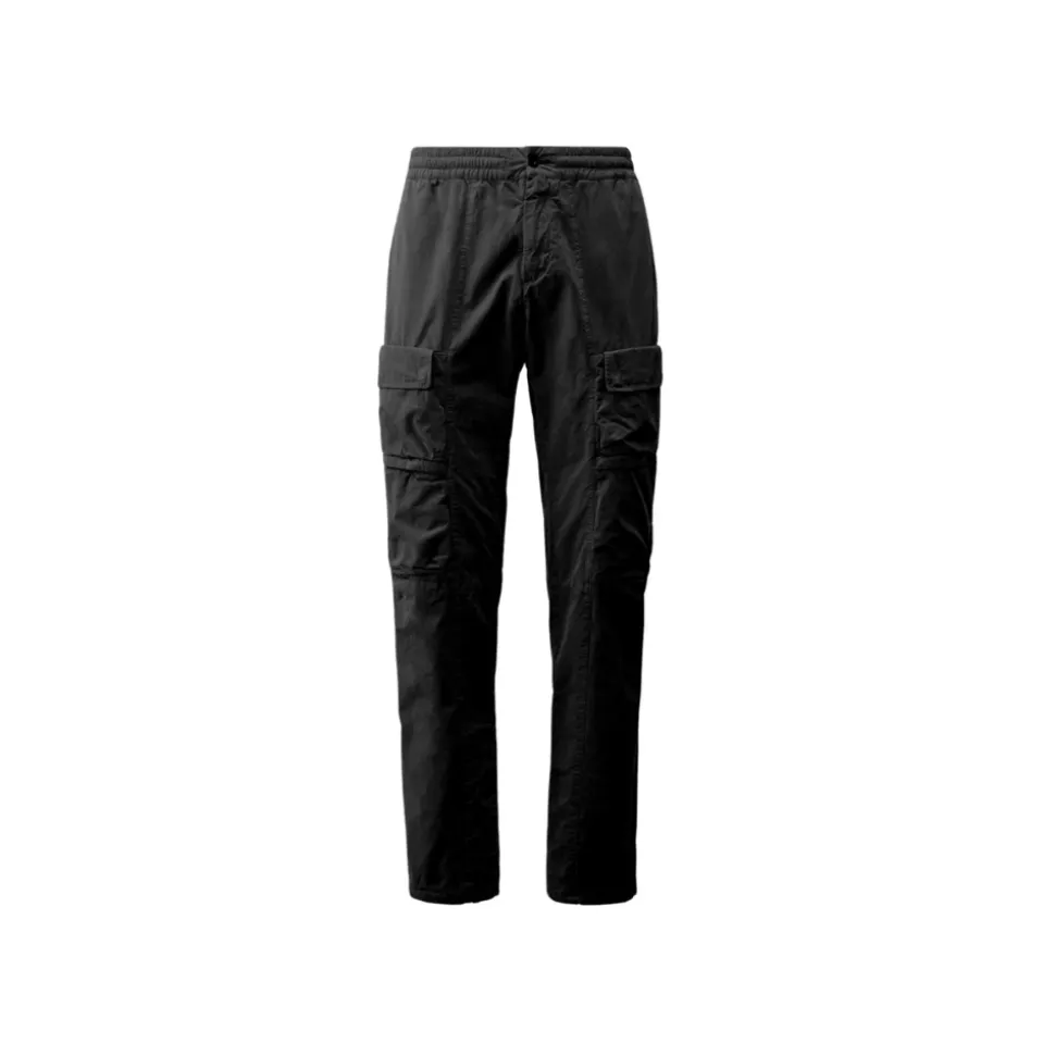 Reguläre Cargohose in Schwarz Sand