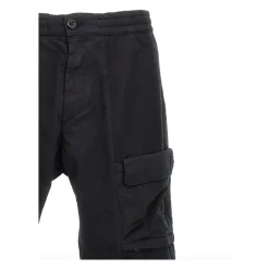 Reguläre Cargohose in Schwarz Sand