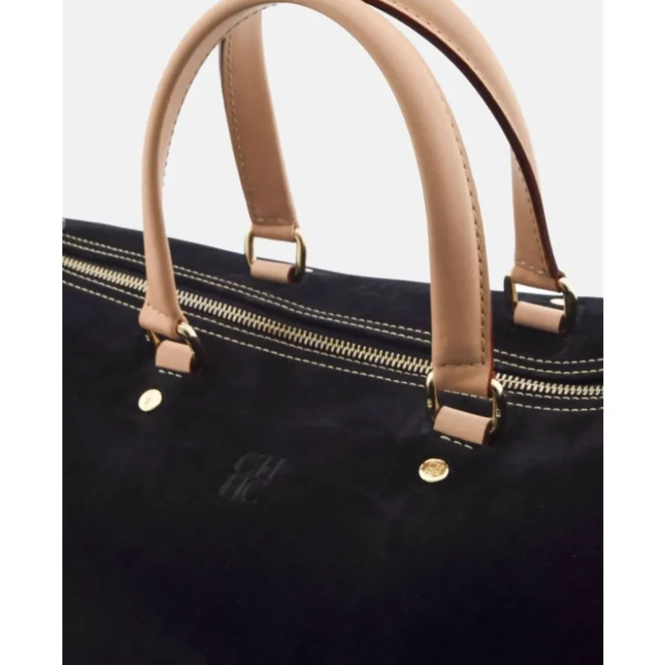 Reisetasche Andy Nobuck Schwarz