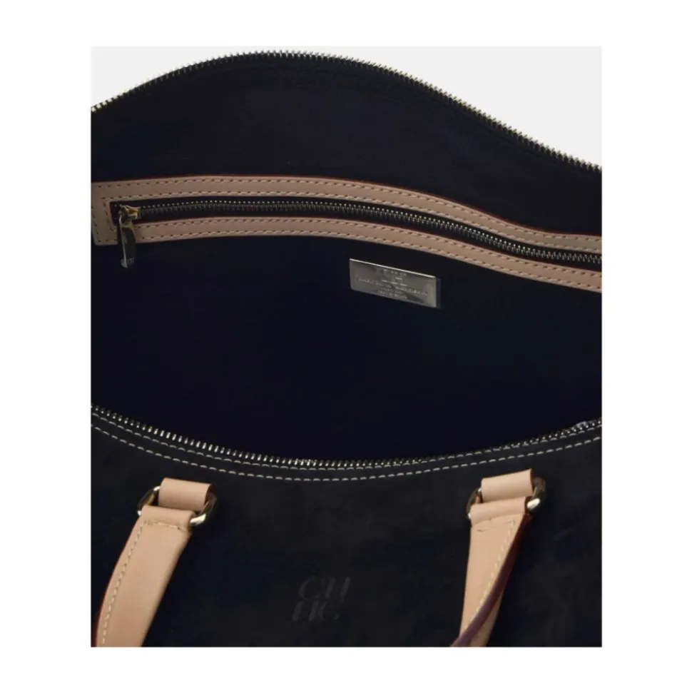 Reisetasche Andy Nobuck Schwarz