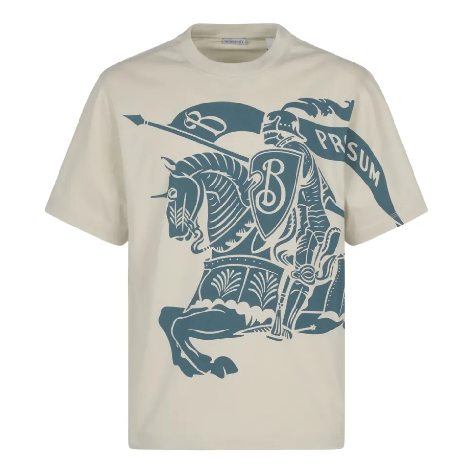 Reiter-Print Baumwoll-T-Shirt