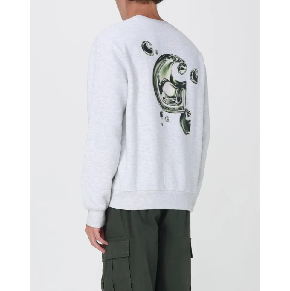 Relaxed Fit Rundhals-Sweatshirt