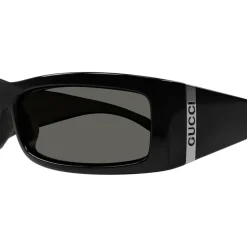 Retro Rechteckige Sonnenbrille mit asiatischer Passform