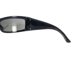 Retro Rechteckige Sonnenbrille mit asiatischer Passform