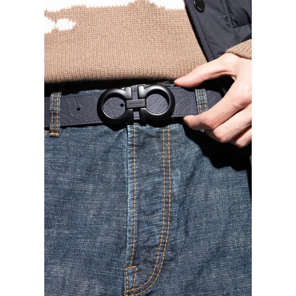 Reversible Gancini Belt
