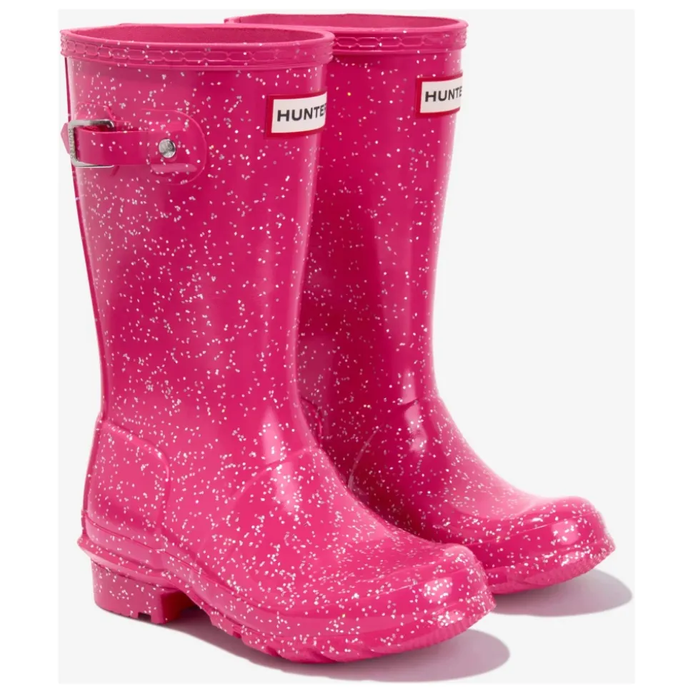 Riesige Glitzer-Gummistiefel