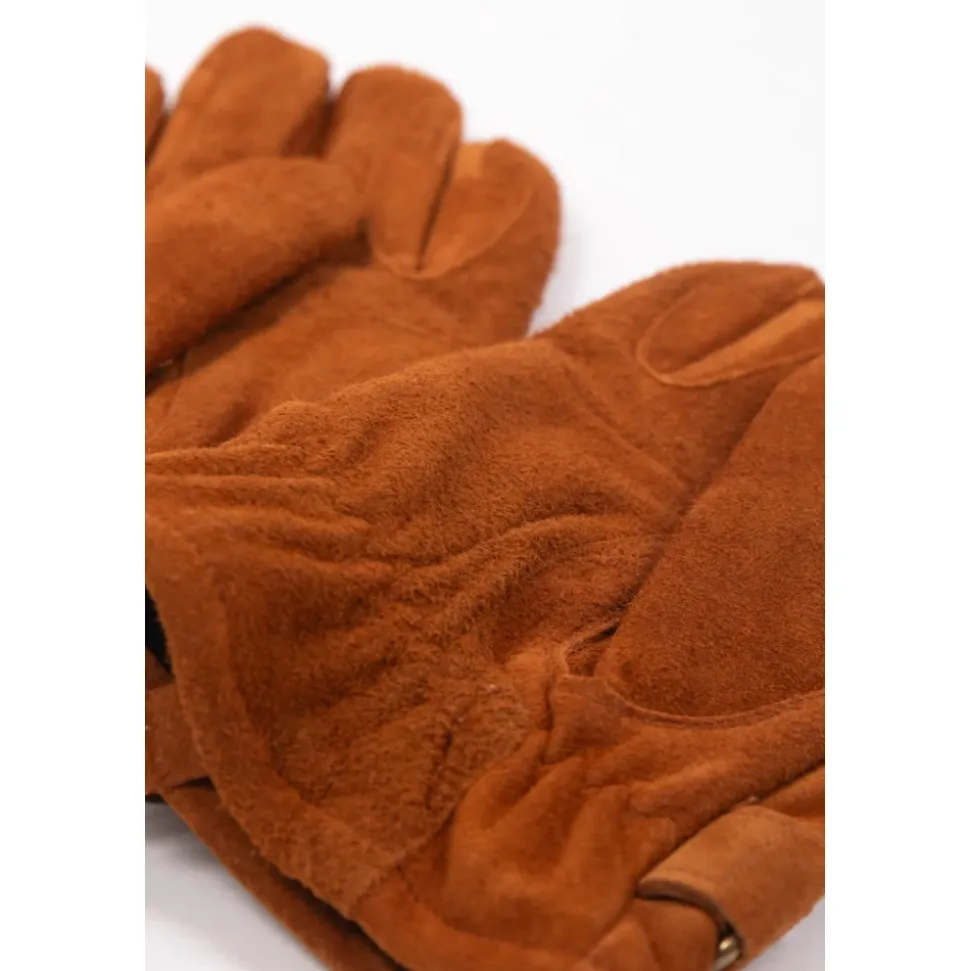 Rindslederhandschuhe in Cognac