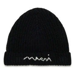 Rippstrick Beanie Mütze