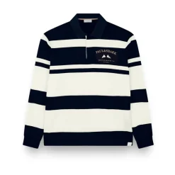 Riviera Besticktes Rugby Polo Shirt