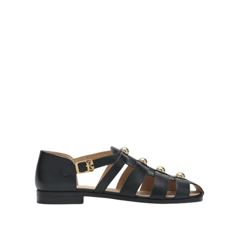 Roman Stud Ledersandalen