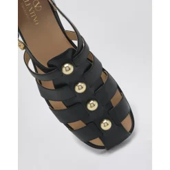 Roman Stud Ledersandalen
