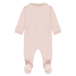 Rosa Baby Jumpsuit mit Logo-Druck