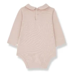 Rosa Baby Top mit Peter Pan Kragen