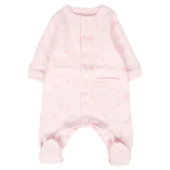 Rosa Babygrow mit 4G Motiv