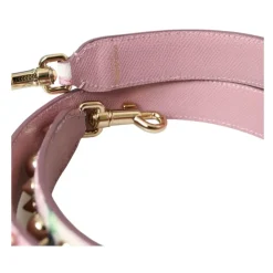 Rosa Blumiges Leder Schulterriemen