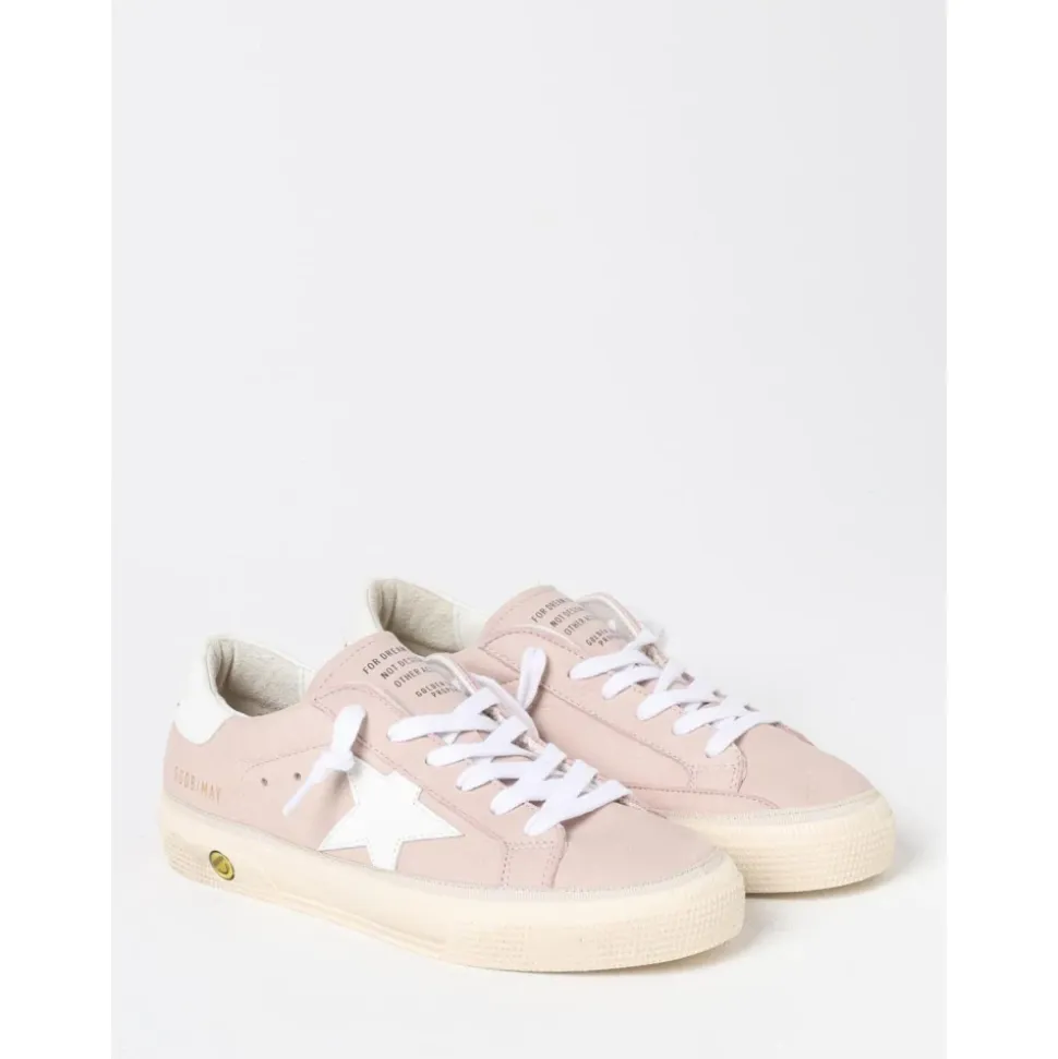 Rosa Kinder Sneaker Casual Stil