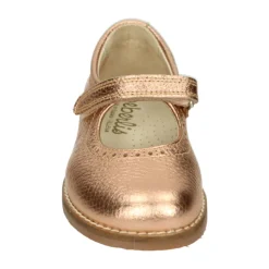 Rosa Leder Mädchen Flache Schuhe