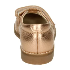 Rosa Leder Mädchen Flache Schuhe