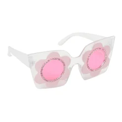 Rosa Strass Blumen Sonnenbrille für Kinder