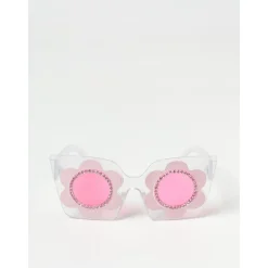 Rosa Strass Blumen Sonnenbrille für Kinder