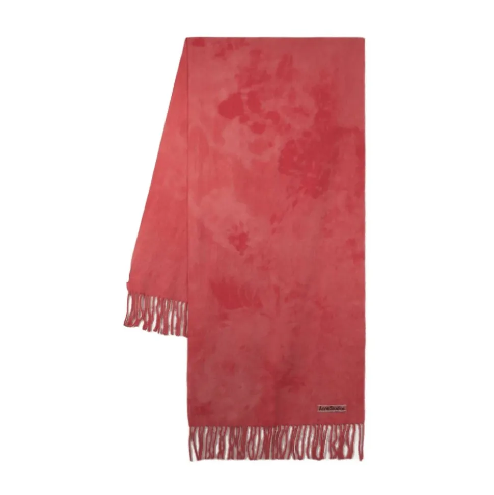 Rosa Tie Dye Wollschal