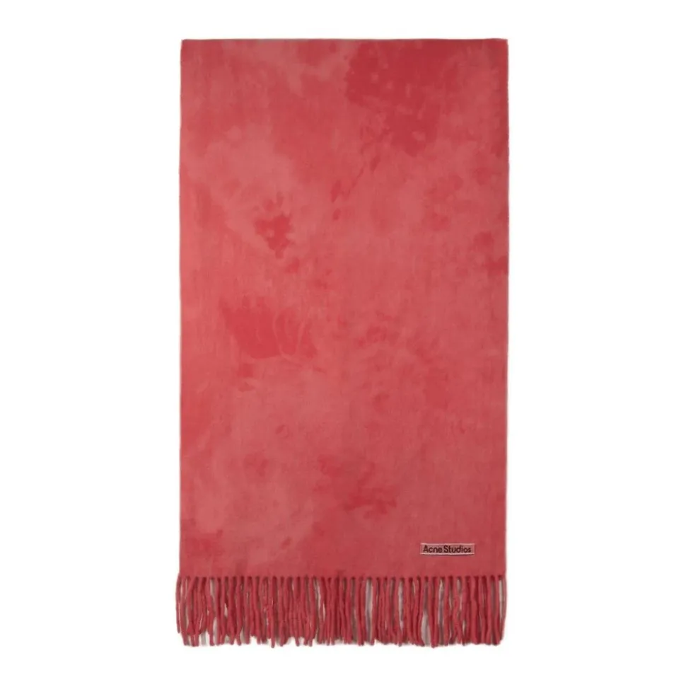 Rosa Tie Dye Wollschal