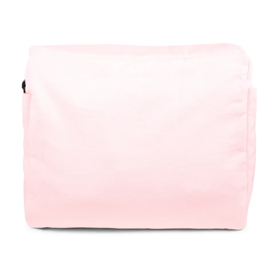 Rosa Wickeltasche mit Teddybär